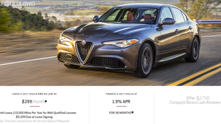 Here's How That $299 A Month Alfa Romeo Giulia Lease Deal Really Works